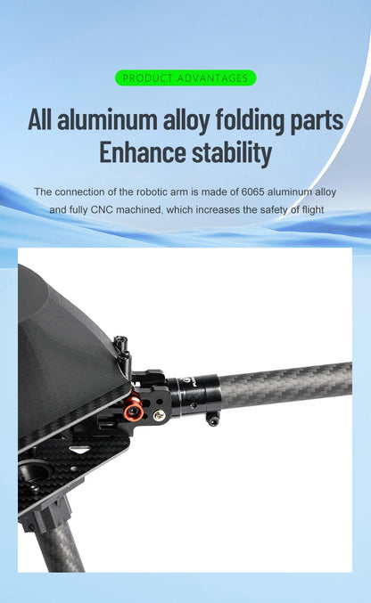 LX450 450mm full Carbon fiber Quadcopter Frame Umbrella shaped folding FPV Quad with Carbon Fiber Landing Skid F450 drone frame Ai-TechWorld 