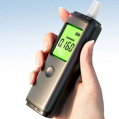 ZW Breathalyzer Rechargeable | Professional-Grade Accuracy | Portable Breath Alcohol Tester for Personal & Professional Use Pro Ai-TechWorld 