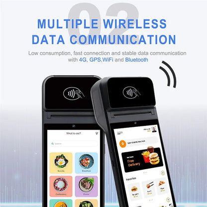 Z92 Android 13 Handheld Terminal POS Printer Portable 58mm Thermal Receipt Printer 4G Bluetooth NFC Ticket Bill POS PDA Ai-TechWorld 