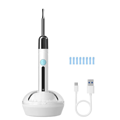 WiFi Endoscope 4.2mm 1080P Ear Picker Camera with Ear Spoon Base for iOS/Android Ear Cleaning Otoscope with Ear Wax Removal Tool Ai-TechWorld 