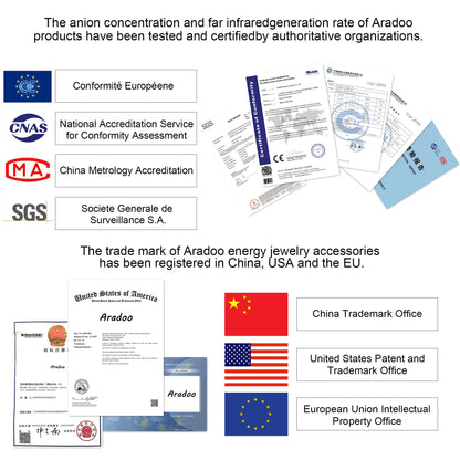 Pure Titanium Hematite Therapy Bracelet Tungsten Ceramic Blood Pressure Slimming Bracelet Weight Loss Bracelet Ai-TechWorld 