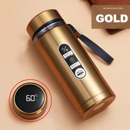 1Liter Stainless Steel Thermos Bottle with LED Temperature Vacuum Flask Ai-TechWorld 