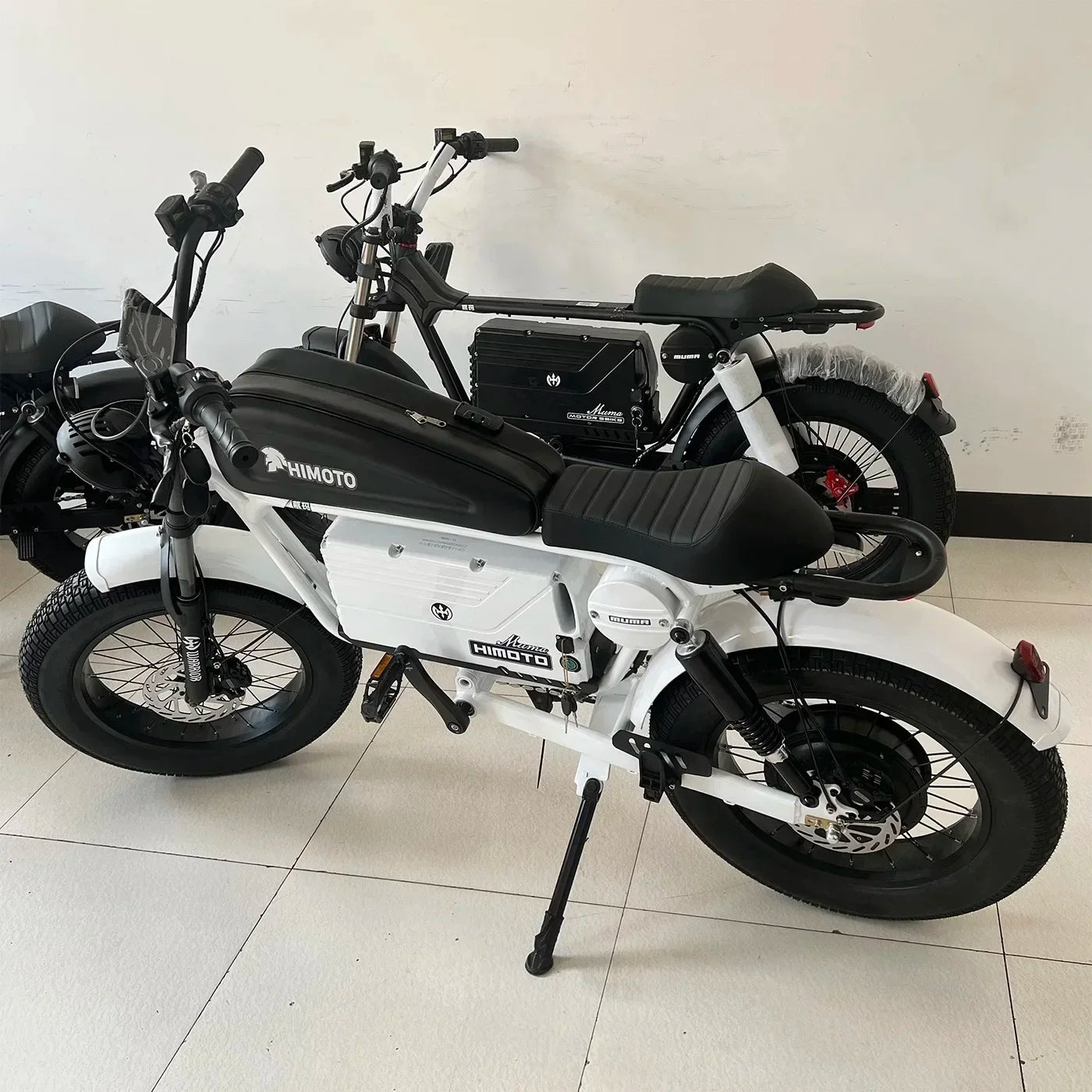 Ebike ZPW Black Warrior 3000W 60V 45AH Camping Motorcycle, Adult Electric Bike 20 Inch Fat Tire Electric Bike Ai-TechWorld 