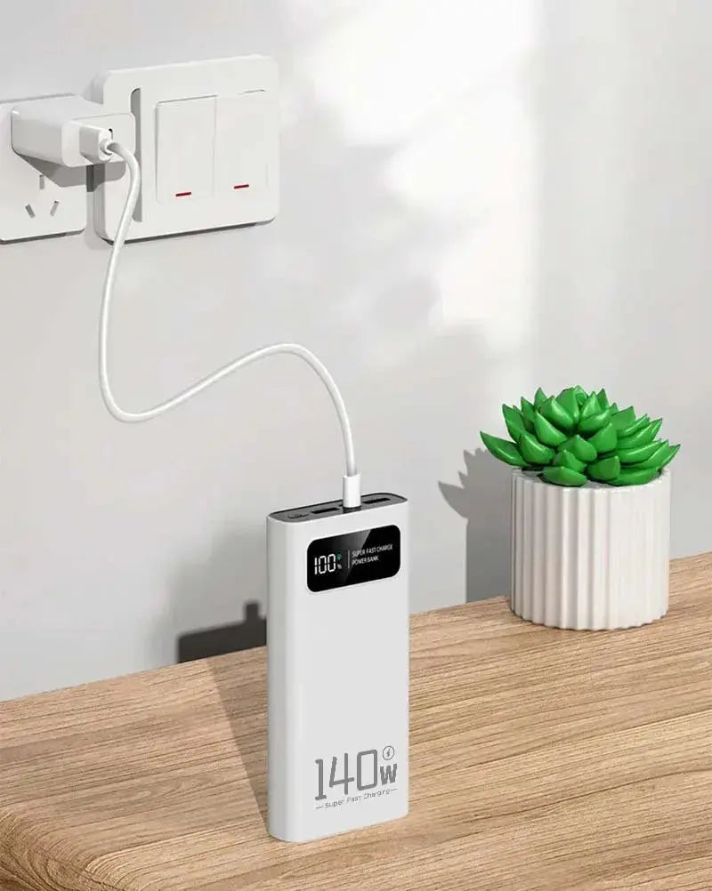 140W Power Bank  Super Fast Charging Battery High Capacity Digital Display 100000mAh Power Bank For Iphone Samsung Xiaomi Tablet Ai-TechWorld 