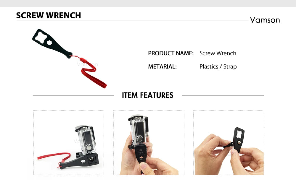 Vamson Backpack Clip for Insta360 x3 for GoPro Hero 11 10 9 Camera 360° Rotate Shoulder Belt Mount Accessories for Dji Action Ai-TechWorld 