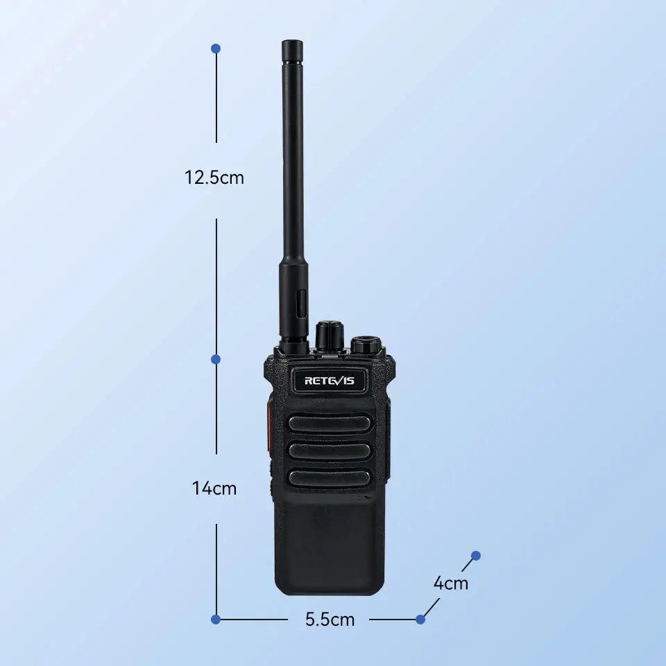 Retevis RT86 10W Walkie Talkie Professional Two Way Radio Long Range Walkie Talkie UHF Communication radio for Outdoor Business Ai-TechWorld 