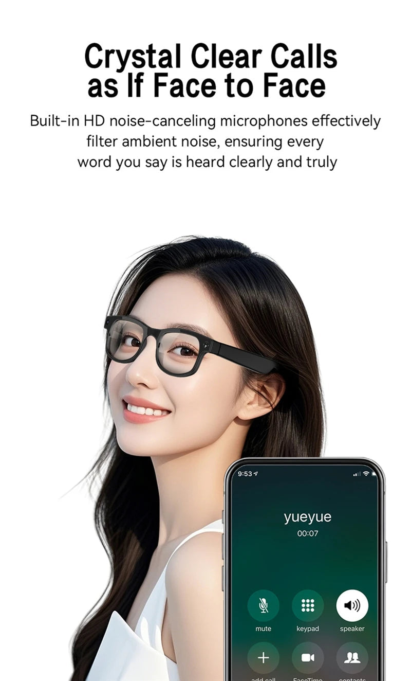 Xiaomi Smart Glasses AI 8K HD Recording Videos Photo Recognition Answer Translation Music Player Multifunction Anti-UV Lenses Ai-TechWorld 