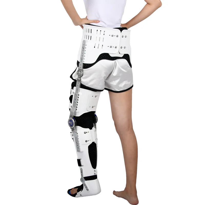 Adult Adjustable Hip, Crotch, Waist, Knee, Ankle and Foot Joint Fixation Brace, High and Low Paraplegic Walking Brace Ai-TechWorld 