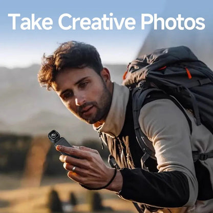 4K Dual lens Pocket Camera WIFI Vlog Camera Outdoor DV 180° Rotatable Anti-shake Bodycam Sports Action Portable Recorder Ai-TechWorld 