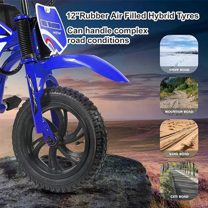 25V Electric Dirt Bike 200W Electric Motorcycle Up to 10MPH & 7 Miles Long Range 3-Speed Modes Motorcycle for Kids Ages 3-10 Ai-TechWorld 