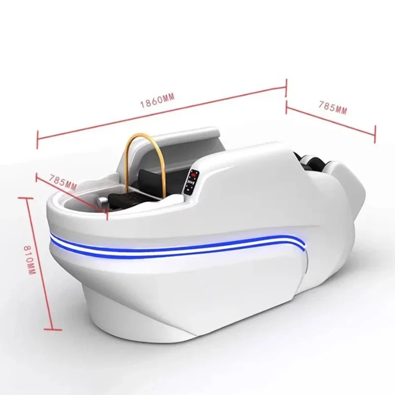 Professional Shampoo Chair Wash Hair Salon Head Spa Bed Shampoo Chair Stylist Luxury Electronic Massage Full Cadeiras Furniture Ai-TechWorld 