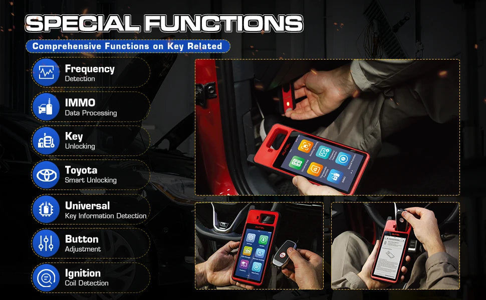 Autel MaxiIM KM100 Advanced One-Minute Key Generation Tool IMMO Key programming Key Renewal and Transponder Editing PK IM508S Ai-TechWorld 