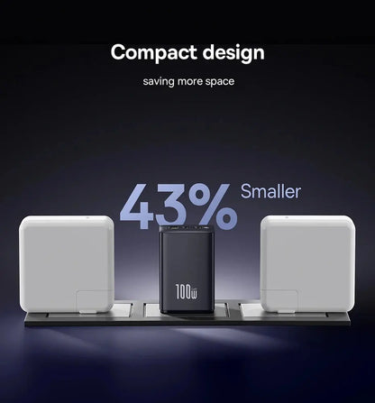 Baseus 100W Fast Charger GaN Charger For iPhone 17 16 Xiaomi Samsung Laptop Tablet USB C Charger QC PD Charger USB Phone Charger Ai-TechWorld 