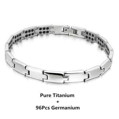 Pure Titanium Hematite Therapy Bracelet Tungsten Ceramic Blood Pressure Slimming Bracelet Weight Loss Bracelet Ai-TechWorld 