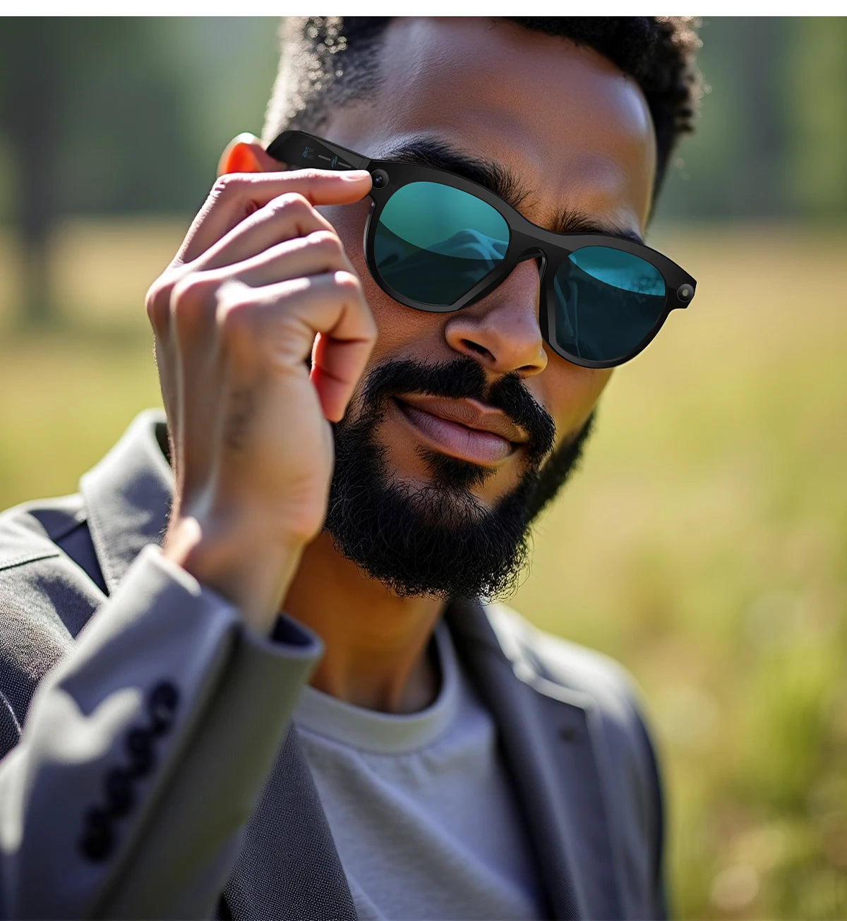 2025Xiaomi Mijia 4K HD Color Changing AI Smart Glasses Chat HD Camera Bluetooth Call Voice Assistant Control Smart Glasses Gift Ai-TechWorld 