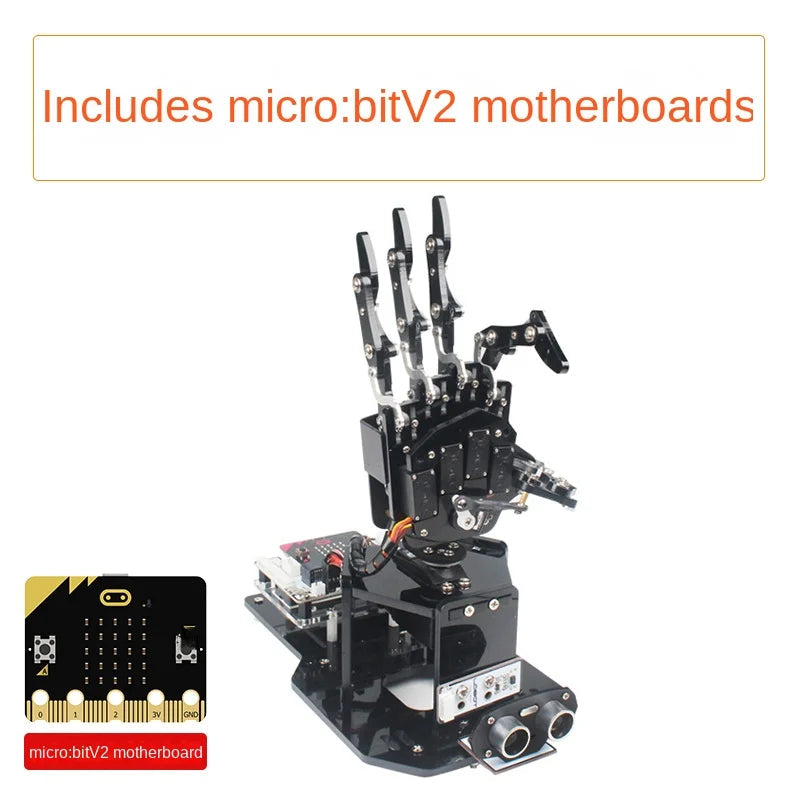STEM For Arduino STM32 Bionic Robot Palm Hand Manipulator Open Source Code 5 Hands Educational Kit with Ps2/Somatosensory Gloves Ai-TechWorld 