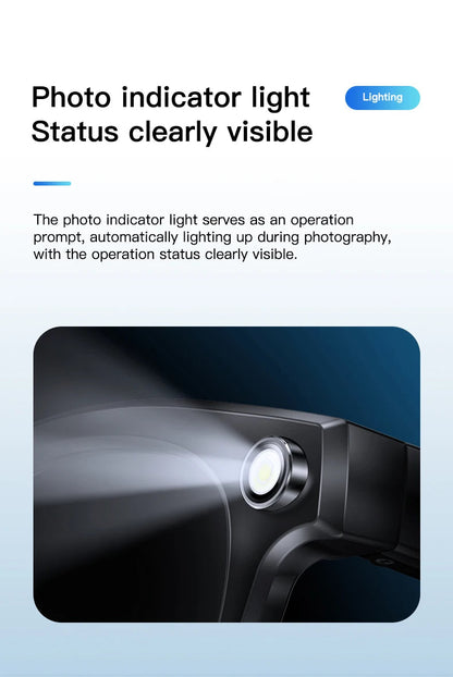 LIGE 4K 800W HD Camera Smart Glasses Recording Videos 290mAh AI Photo Recognition Chat Translation Bluetooth Photochromic Lenses Ai-TechWorld 
