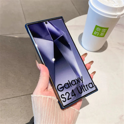 Luxury For Magsafe Thin PC Matte Frameless Phone Case For Samsung S24 S25 Ultra Edge S23 FE S22 S21 S20 S10 S9 Plus Back Cover Ai-TechWorld 