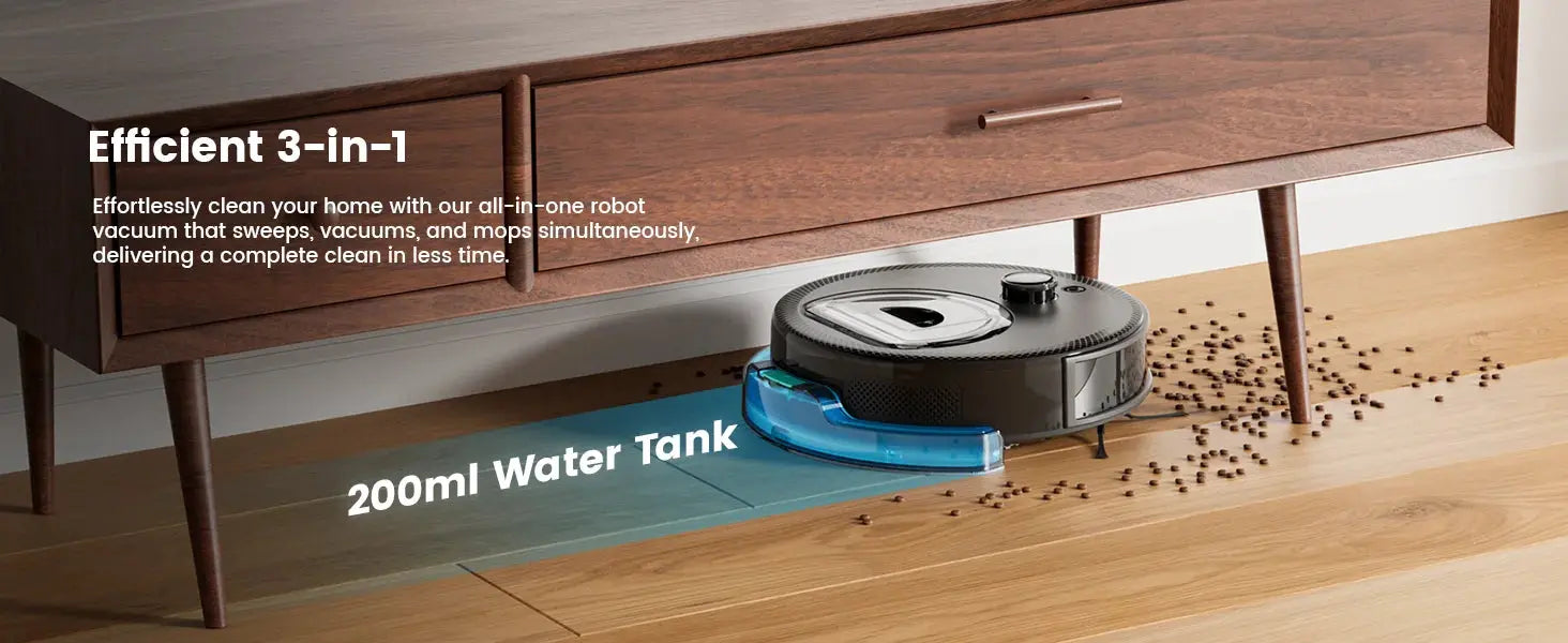 Lefant M330 Pro Robot Vacuum and Mop combo, 5000Pa,dTOF LiDAR Navigation, Alexa/Google/WiFi,Ideal for Pet Hair Ai-TechWorld 