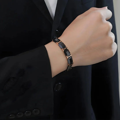 ARADOO Premium Ceramic Bracelet for Men Women with Crescent Design Wristband Jewelry Gifts Ai-TechWorld 