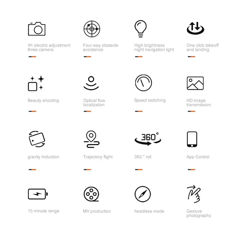 Lenovo K10Max Drone 8K Professinal Three Camera Optical Flow Localization Four-way Obstacle Avoidance RC for Adults Child Toys Ai-TechWorld 