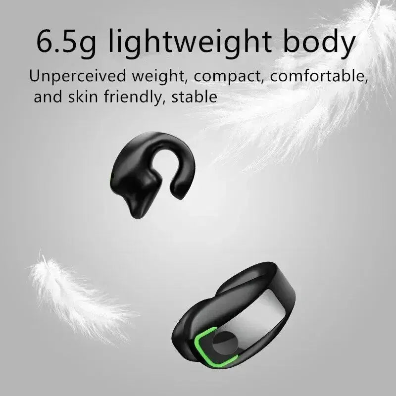 Bluetooth Earphone Clip On Monaural Inear Motion Stereo Bone Conduction Gd28 Business Wireless Earphone Mini Monaural Tws Ai-TechWorld 