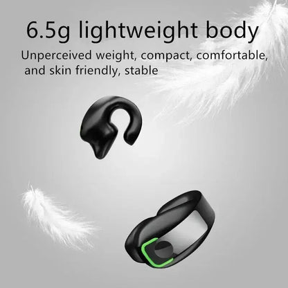 Bluetooth Earphone Clip On Monaural Inear Motion Stereo Bone Conduction Gd28 Business Wireless Earphone Mini Monaural Tws Ai-TechWorld 
