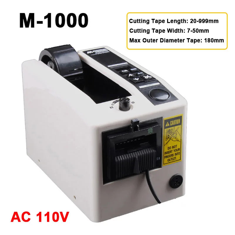 ZCUT-9 Automatic Adhesive Tape Machine Auto 6-60mm Tape Cutter Packaging Cutting Machine Electric 110V 220V Tools for Factory Ai-TechWorld 