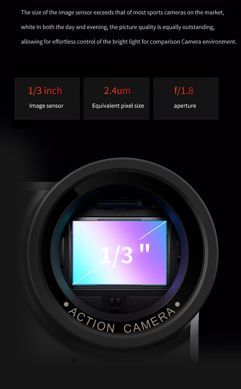 CERASTES V10 5K Action Camera Electronic Image Stabilization 2" Touch LCD 4K Waterproof Action Camera Dashcam Motion Detection Ai-TechWorld 