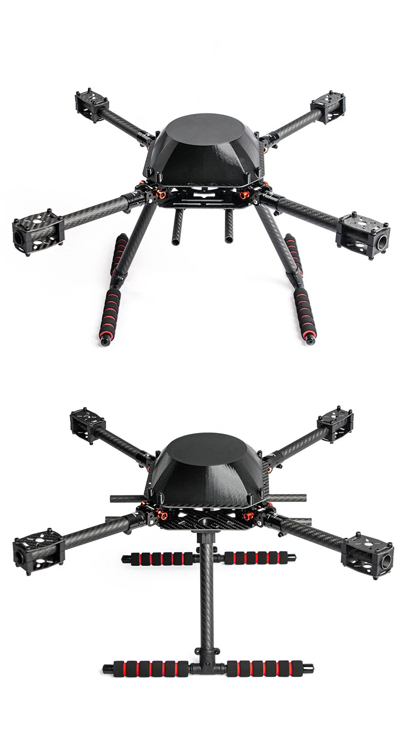 LX450 450mm full Carbon fiber Quadcopter Frame Umbrella shaped folding FPV Quad with Carbon Fiber Landing Skid F450 drone frame Ai-TechWorld 