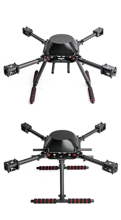 LX450 450mm full Carbon fiber Quadcopter Frame Umbrella shaped folding FPV Quad with Carbon Fiber Landing Skid F450 drone frame Ai-TechWorld 