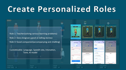 Tuya Smart AI Robot WiFi Early Education Toys for Children Speech Recognition & Voice Interactive Educational Learning Machine Ai-TechWorld 