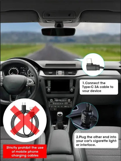 Dash Cam 4K UHD Built-In Wi-Fi Support GPS Ai-TechWorld 