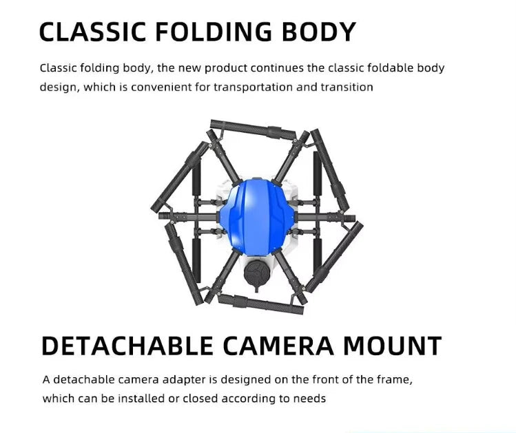 EFT E616P Heavy-Duty Agricultural Spraying Drone Frame - High Payload Multicopter for Crop Spraying & Precision Farming Ai-TechWorld 