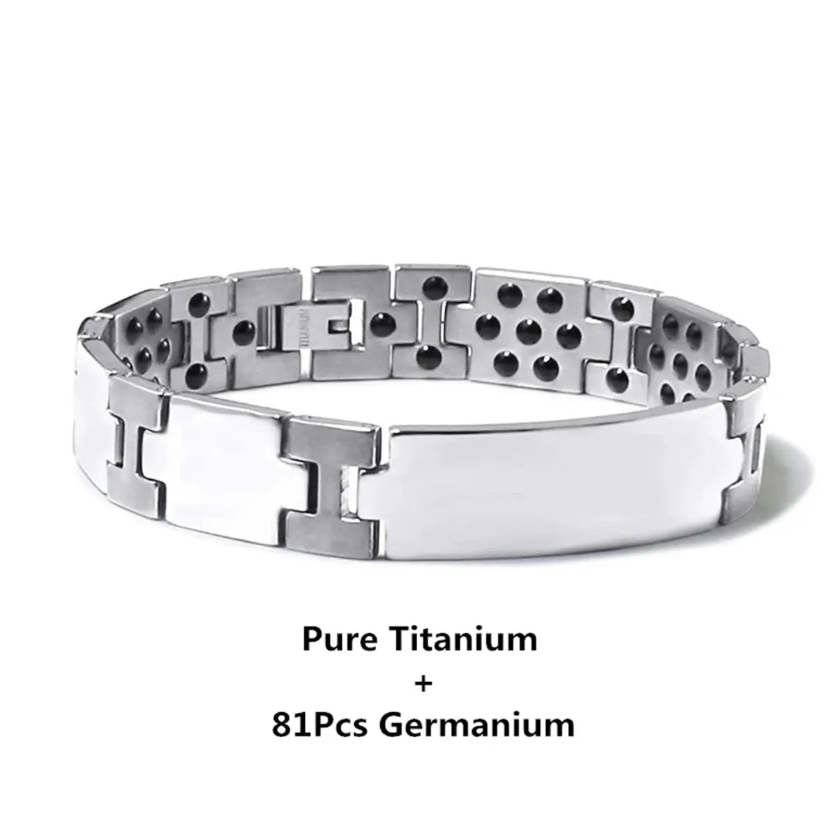 Pure Titanium Hematite Therapy Bracelet Tungsten Ceramic Blood Pressure Slimming Bracelet Weight Loss Bracelet Ai-TechWorld 