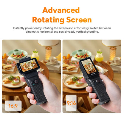 SJCAM C400 Action Camera Handheld Stabilized Night Vision Camera Vlog Outdoor Live Streaming Bike Mount Dashcam Sjcam Camera Ai-TechWorld 