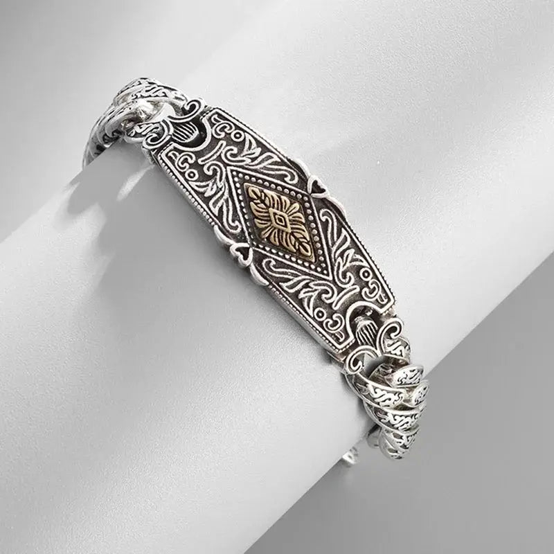 Lion head animal bracelet for men stainless steel braided chain wristband bracelet fashion hip hop jewelry Ai-TechWorld 