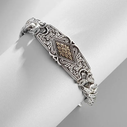 Lion head animal bracelet for men stainless steel braided chain wristband bracelet fashion hip hop jewelry Ai-TechWorld 