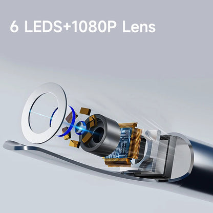 WiFi Endoscope 4.2mm 1080P Ear Picker Camera with Ear Spoon Base for iOS/Android Ear Cleaning Otoscope with Ear Wax Removal Tool Ai-TechWorld 