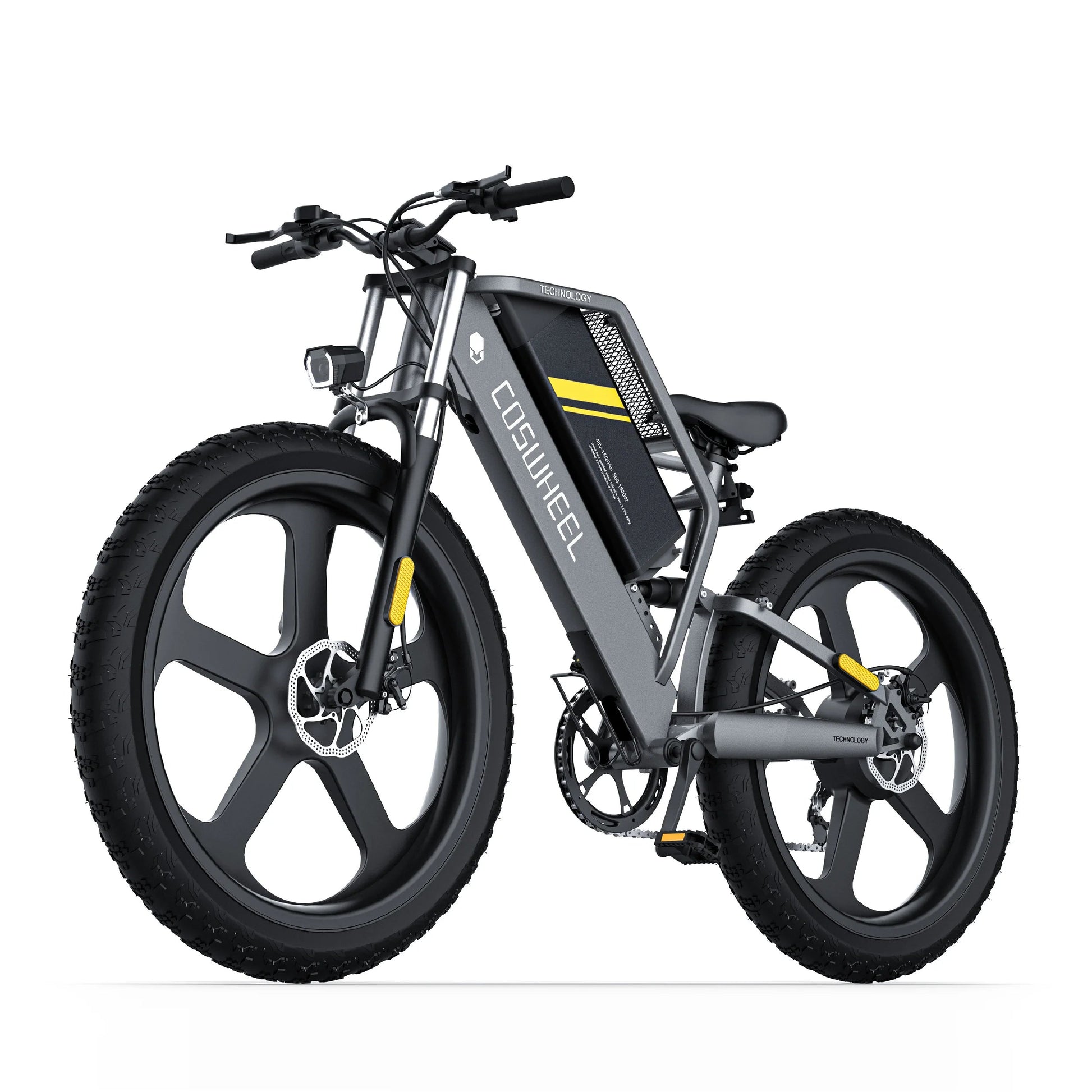 Coswheel T26 adult E-bike 500W 48V20Ah battery commute Electric Bike,26-inch Fat Tire E-Mountain bike Ai-TechWorld 