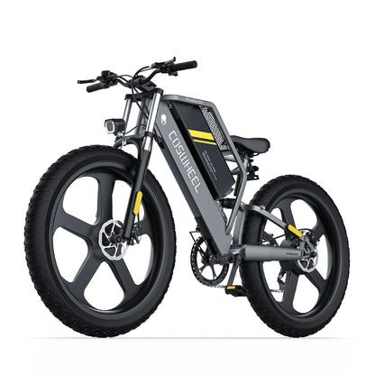 Coswheel T26 adult E-bike 500W 48V20Ah battery commute Electric Bike,26-inch Fat Tire E-Mountain bike Ai-TechWorld 