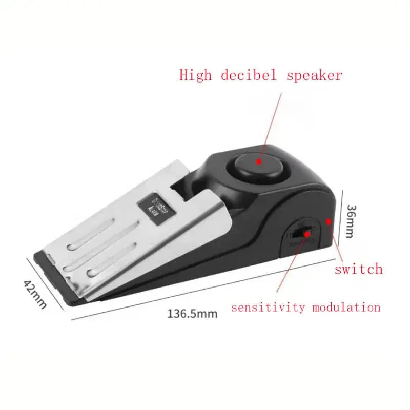 Secure Your Home or Apartment Anywhere with This Portable Door Stop Alarm! Ai-TechWorld 