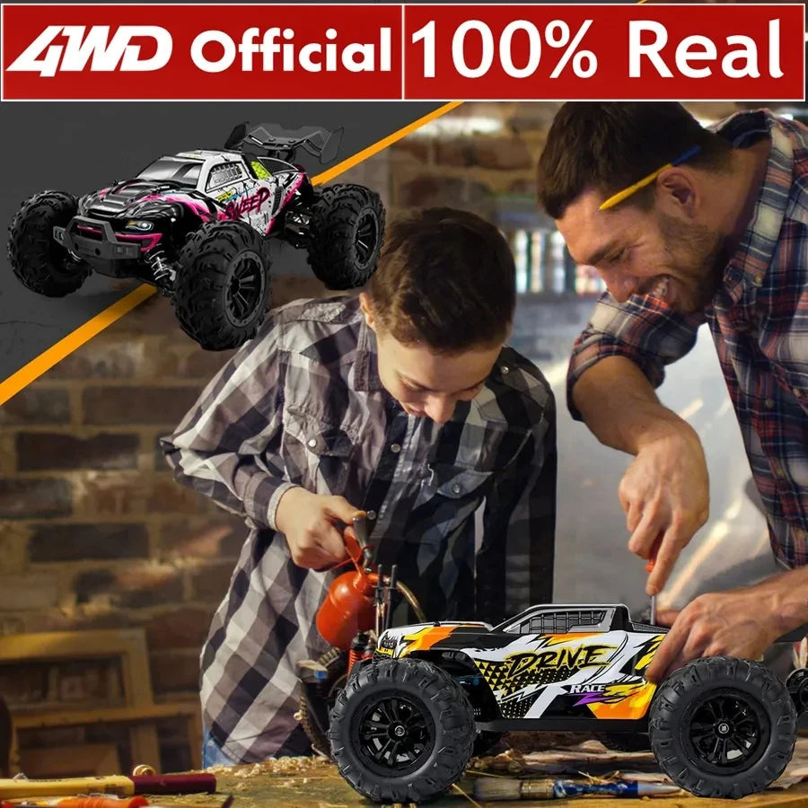 4WD Remote Control Car Off Road 4x4 RC High Speed Buggy Truck Super Brushless 50 or 80KM/H Fast Drift Racing Toy Kids Adults Ai-TechWorld 