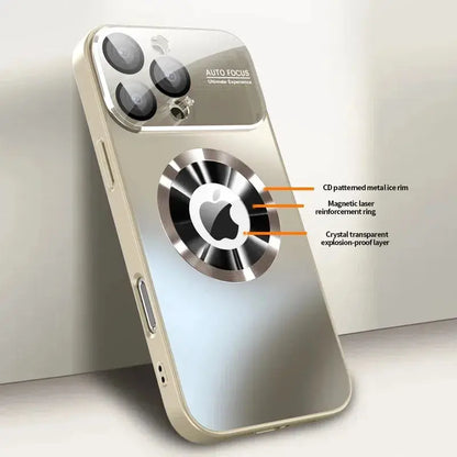 New Titanium Metallic Luxury Matte Case: iPhone Magsafe Ai-TechWorld 