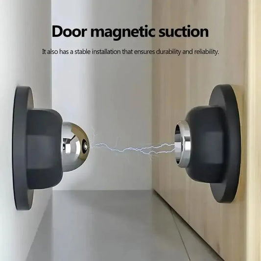 Silicone Door Suck Hotel Household Strong Magnetic Strong Mute Door Touch Silicone Anti-collision Door Stall Door Stopper Ai-TechWorld 