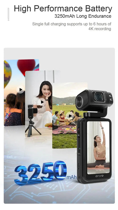 5K 30FPS 4K 60FPS Digital Video Camera, Sensor, 3.5" Touch Screen, Vlogging Ai-TechWorld 