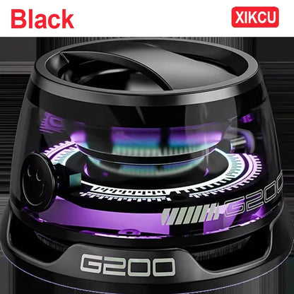 XIKCU Portable Mini Travel Stereo Outdoor Magnetic Bluetooth Speaker Wireless with RGB Color Light and Phone Holder for ios Ai-TechWorld 