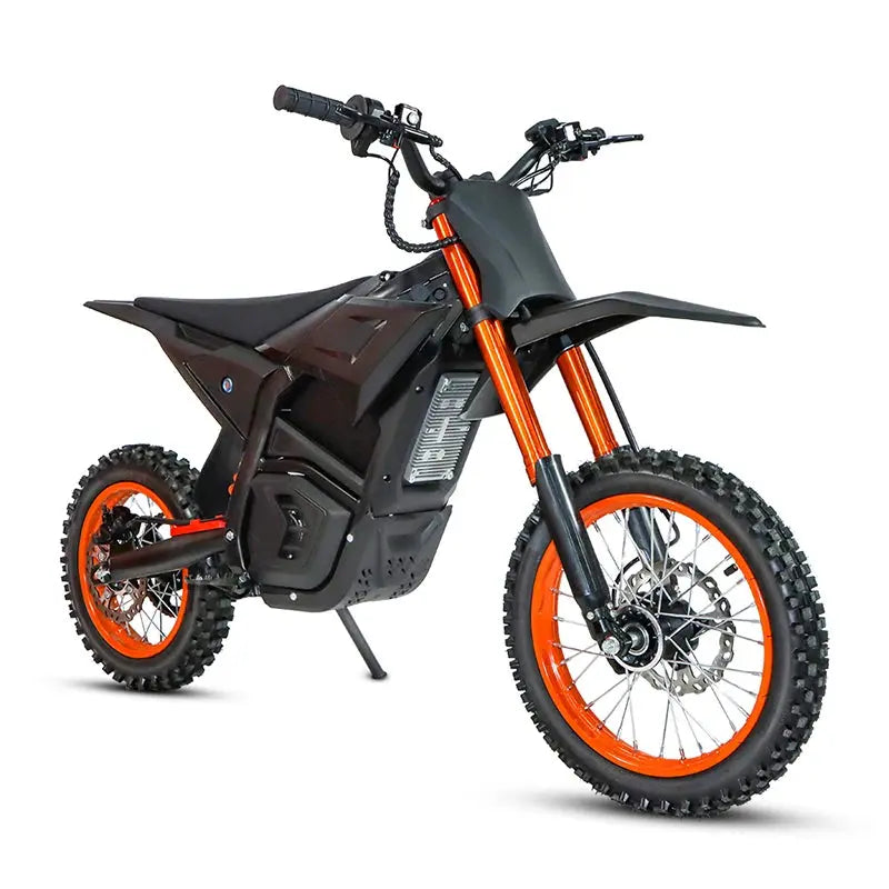 Electric Motocross Bike 3000W, 28Mph, 50 Miles, Urban Commuting Off-Road Electric Bike, 14" 48V 21AH, Full Suspension Ai-TechWorld 