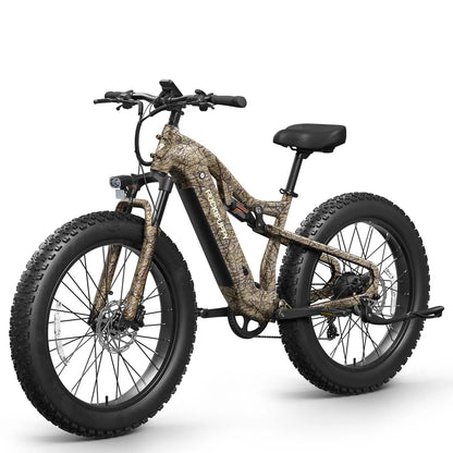 PUCKIPUPPY Labrador pro Electric Bike 1350W Peak 48V 20AH Battery Ebike 26" Fat Tire Electric Mountain Bike 2-Year Warranty Ai-TechWorld 