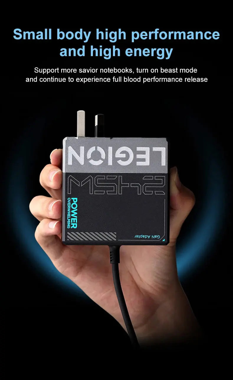 Worlds Fastest Lenovo Legion 245W Gan Power Adapter Universal Computer Charger Type-C Ai-TechWorld 